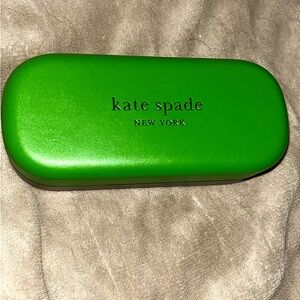 Kate Spade Vibrant Green case and sunglasses